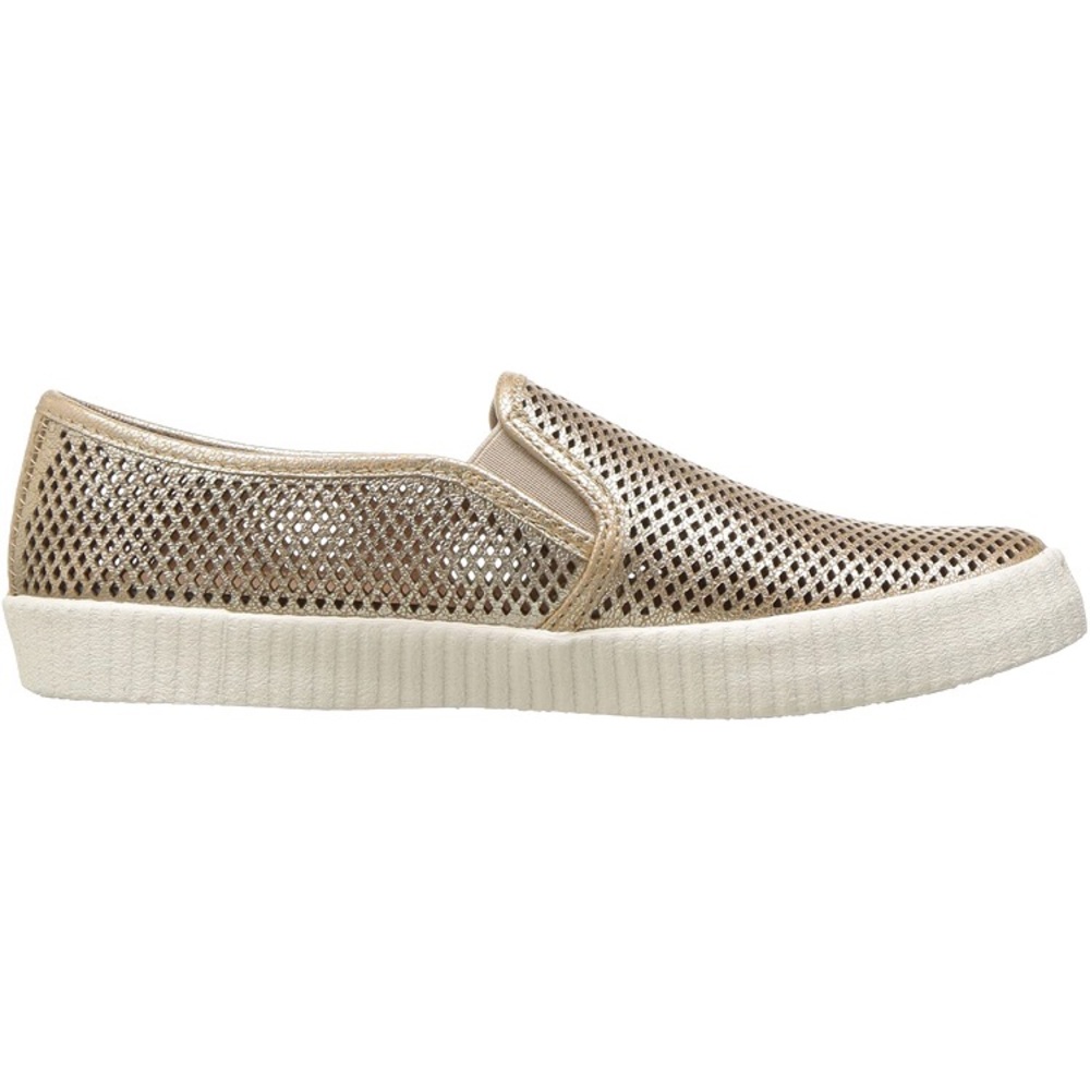 NWT Frye gold perforated sneakers